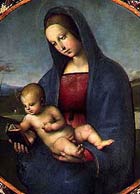 Рафаэль Санти. «Мадонна Конестабиле». Около 1502-03. Эрмитаж